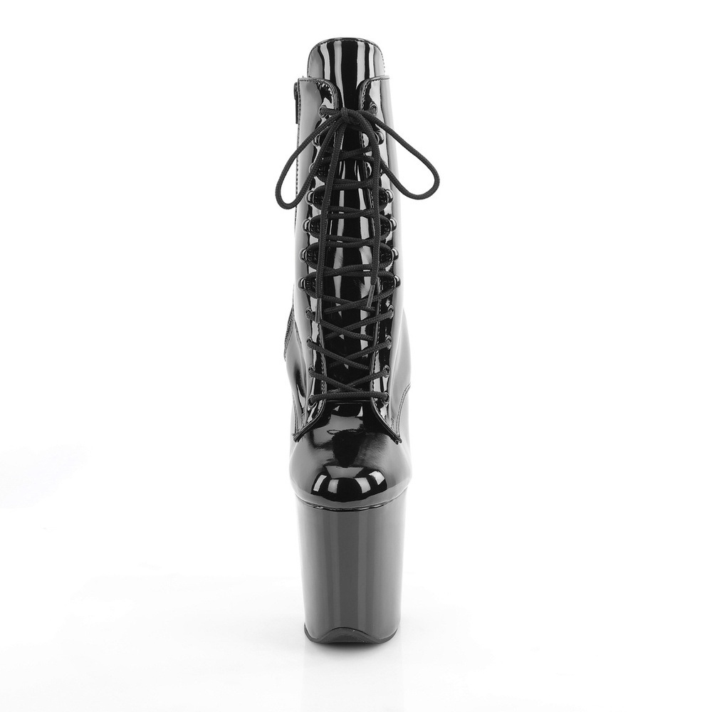 Pleaser - FLAMINGO1020WR Platform Boots, Pole dance shoes - Black